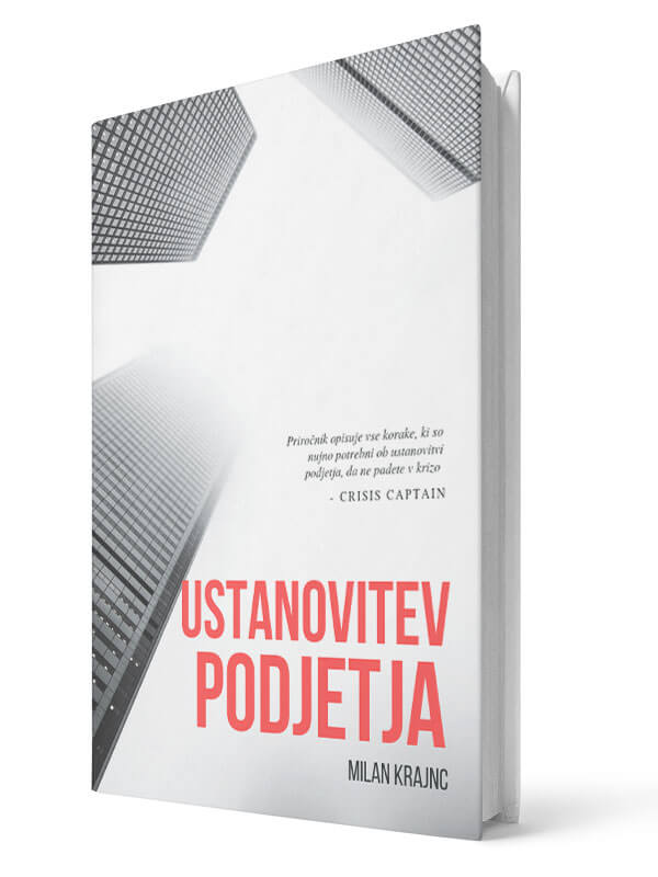 Ustanovitev podjetja. Milan Krajnc. E-knjiga.